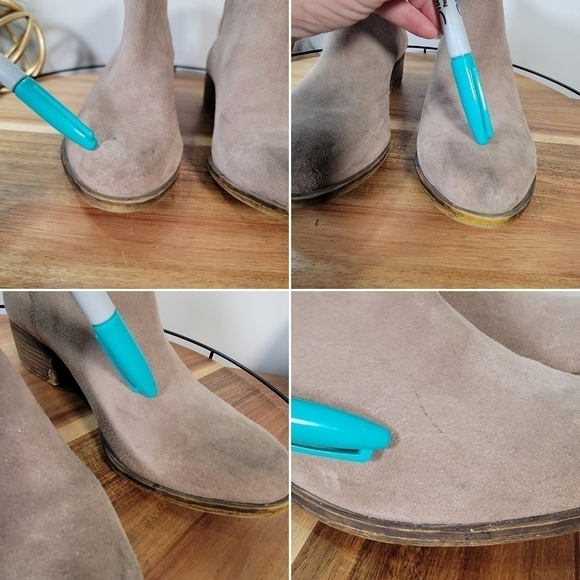 Lucky Brand Benissa Suede Ankle Boots Size 9.5 - Picture 11 of 17